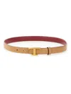 Tod's Reversible T Timeless Belt In Sand