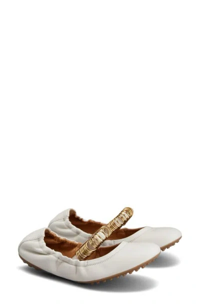 Tod's Dee Ballerina Shoes In Beige