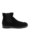 Tod's Elastic-panel Suede Chelsea Boots In Black