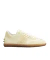 Tod's Round Toe Lace-up Sneakers In Yellow