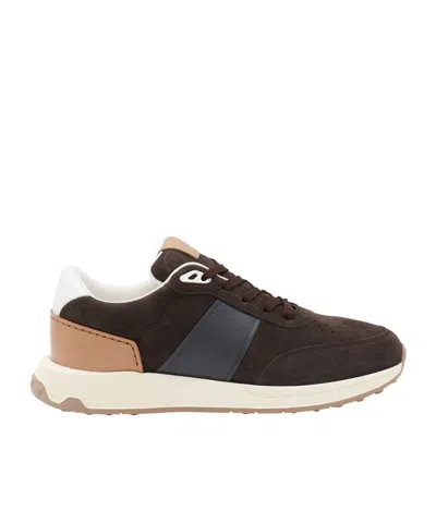 TOD'S TOD'S ROUND TOE LACE-UP SNEAKERS
