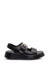 Tod's Rubber Sandal Buckle In Black