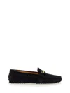 Tod's Kate Commino Chain-link Driving Shoes In Black