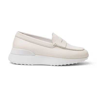 Tod's Rubber-sole Loafers In Neutral