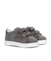 Tod's Tod S Bambino Sneakers Grigia In Pelle Scamosciata In Gray