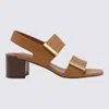 Tod's Strappy Leather Sandals In Brown
