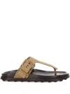 Tod's Buckle Detailed Thong Sandals