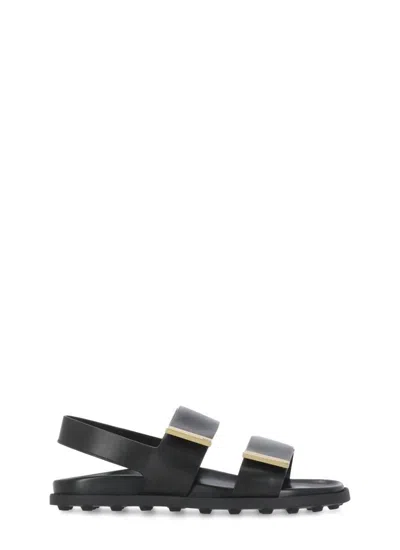 Tod's Sandals In Black