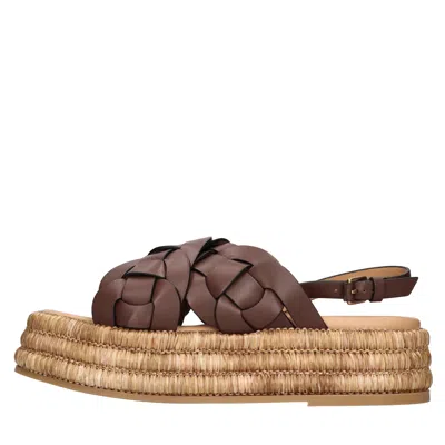 TOD'S TOD'S SANDALS BROWN