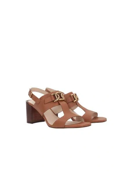 Tod's Heeled Sandals  Woman Color Leather