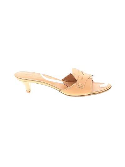 Pre-owned Tod's Sandals In Tan