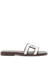 TOD'S TOD'S SANDALS WHITE