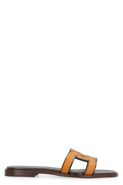 Tod's Sand.cuoio 70k Maxi Catena Pelle In Brown