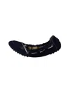 Tod's Scrunch Ballet Flats In Royal Blue Suede In Blue