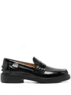 Tod's Mustard Gomma 20l Moccasins With Grommet-accented Heel