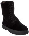 Tod's Shearling Boot In Black