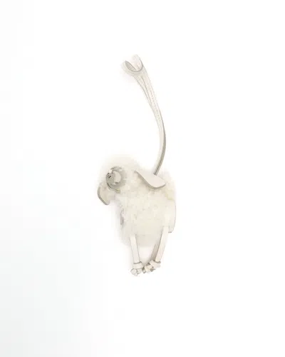Tod's Sheep Charm In Silver