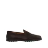 Tod's Suede Gomma Leggero Loafers In Brown
