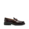 Tod's Logo-plaque Leather Loafers