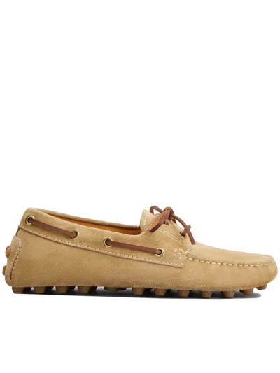 Tod's Gommino Bubble Loafers In Beige