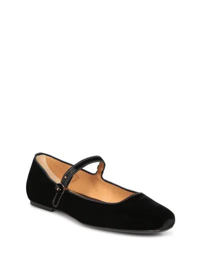 Tod's Women's Velvet Ballet Flats For In Black