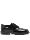 Tod's Woman Lace-up Shoes Black Size 7 Leather In Black