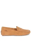 Tod's Suede Leather Loafer In Brown