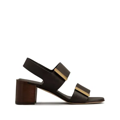 Tod's 55mm Leather Sandals In Brown
