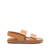 Tod's Round Toe Flat Sandals In Multicolor