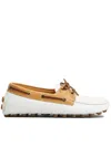 Tod's Woman Loafers White Size 8 Leather In White