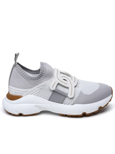 Tod's Shoes In White/grey
