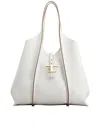 Tod's T Timeless Hobo Bag In Leather Large In Burgundy