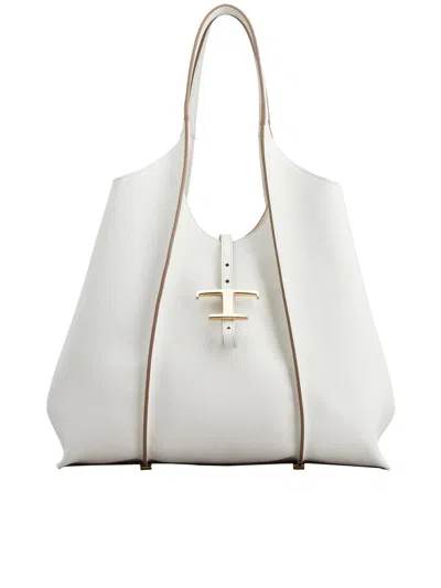 Tod's Shopping Media Bags In Burgundy