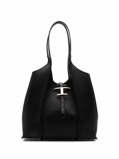 Tod's Shopping T Timeless Bags In Black