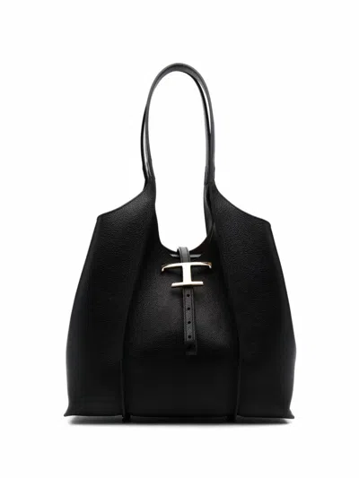 Tod's Shopping T Timeless Bags In Black
