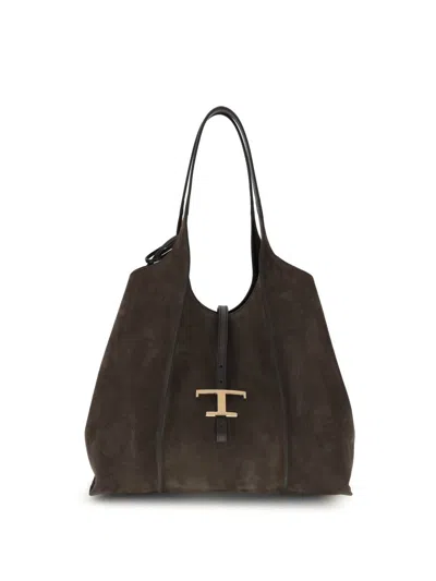 Tod's Shoulder Bags In Black