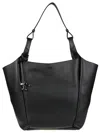 Tod's Api Textured-leather Tote In Black
