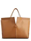 Tod's Brown Di Folio Medium Tote Bag In Brown