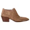 Tod's Slanted-heel Ankle Boots In Brown Suede In Brown