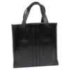 Tod's Slim Script Tote In Black Leather In Black