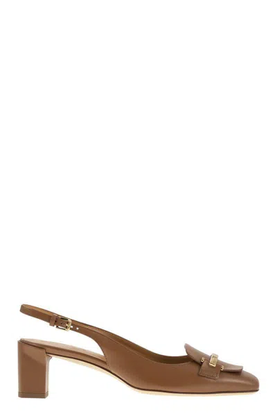 Tod's Slingback Leather Décolleté