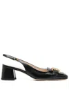 Tod's Kate Slingback Pumps Chain Detail