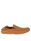 Tod's Slip-on Brown Calfskin Flat Shoes