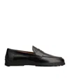 Tod's Slip On Loafers In Black