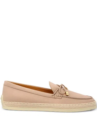Tod's Slip-on In Nubuck In Neutral