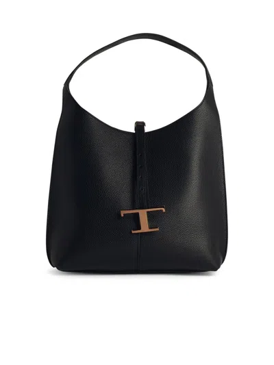 Tod's Small Black Leather Bag