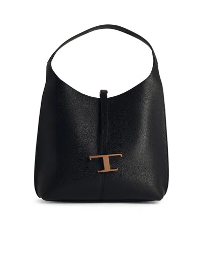Tod's Small Black Leather Bag