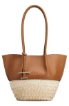 Tod's Small Bux Mixed Media Shopper