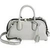 Tod's Small Darsena Leather Top Handle Bag In Gabbiano