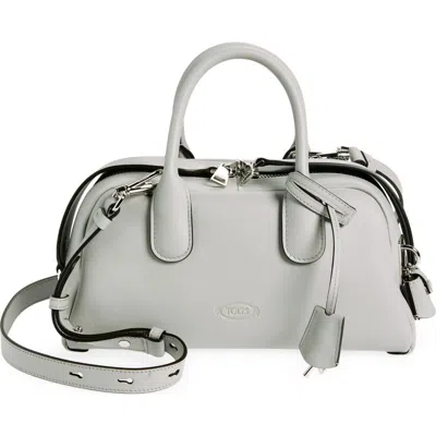 Tod's Small Darsena Leather Top Handle Bag In Gabbiano